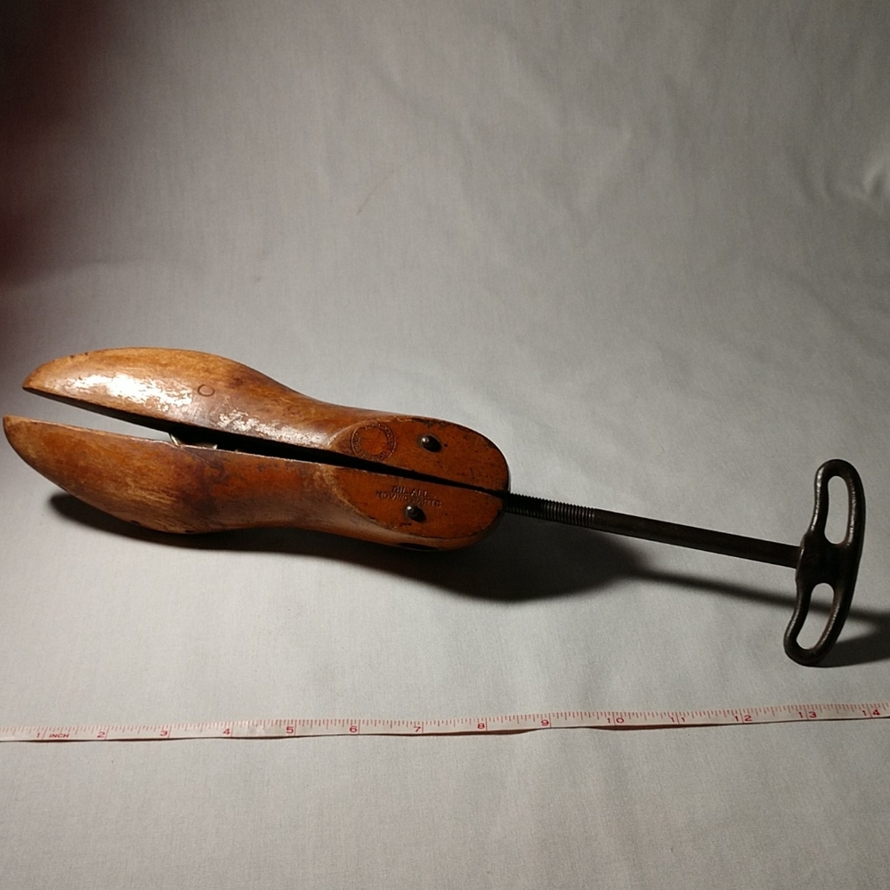Vintage Geo Belcher Stoughton Wood  Shoe Stretcher